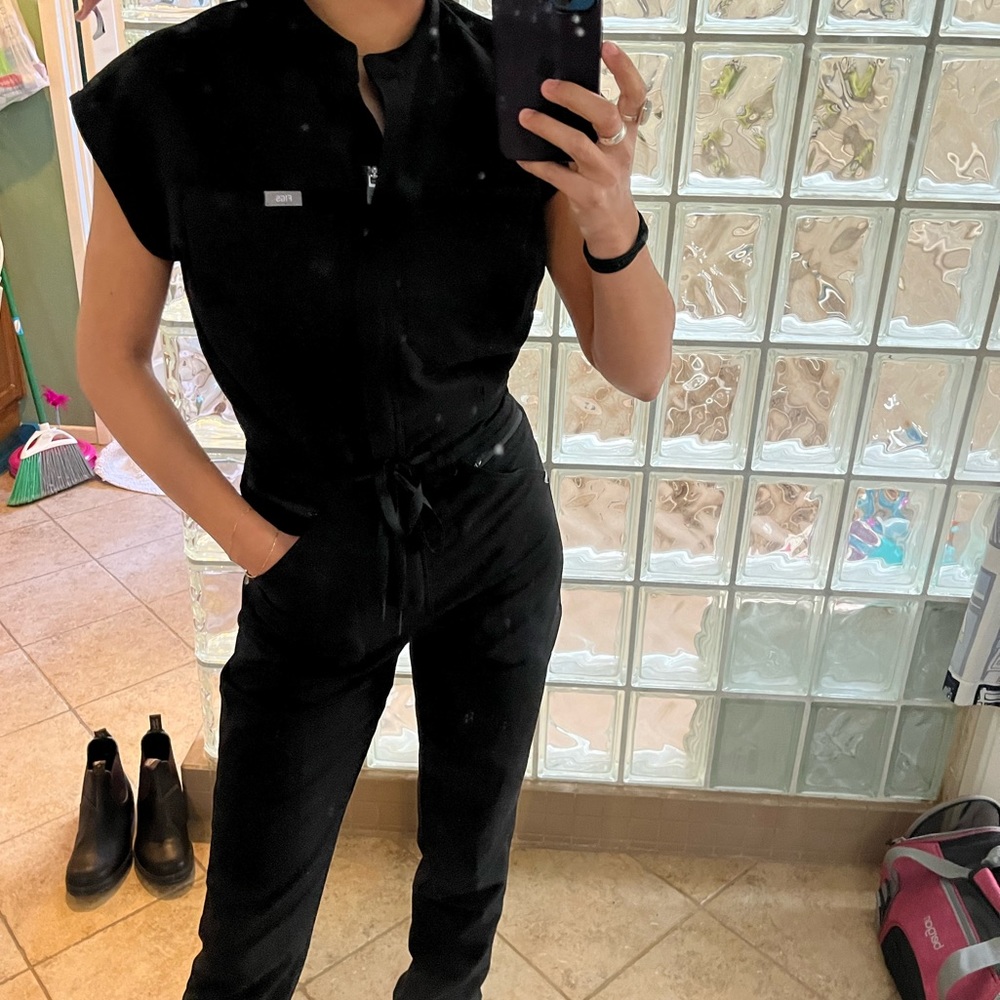 Figs Rafaela cargo scrub jumpsuit